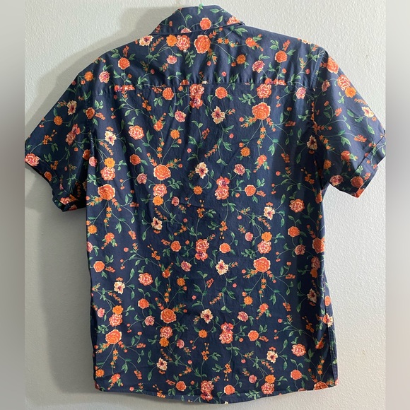 Marc Anthony Slim Fit Floral Shirt - Picture 2 of 4